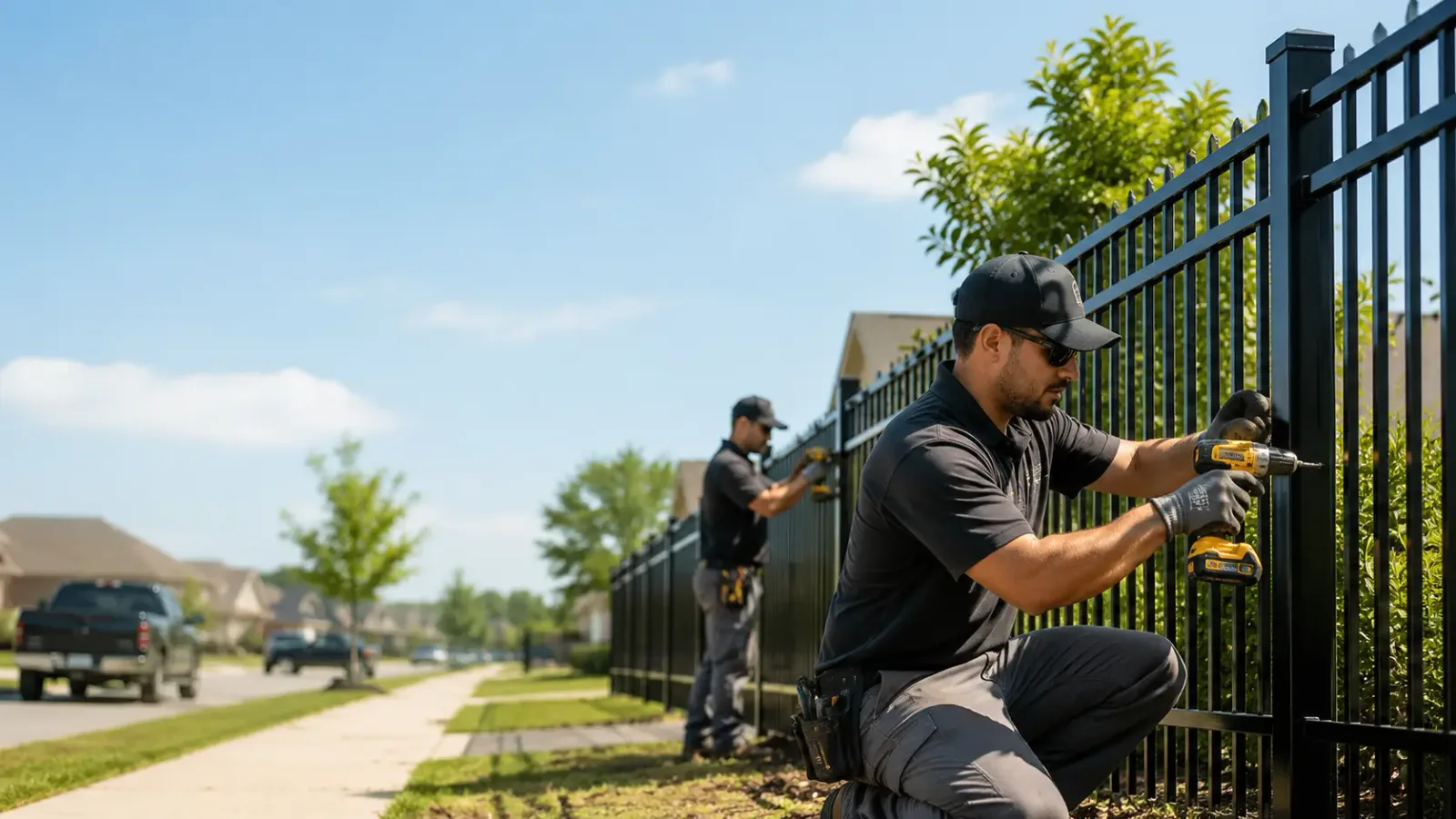 Metal Fence Installation in Burlington, WV